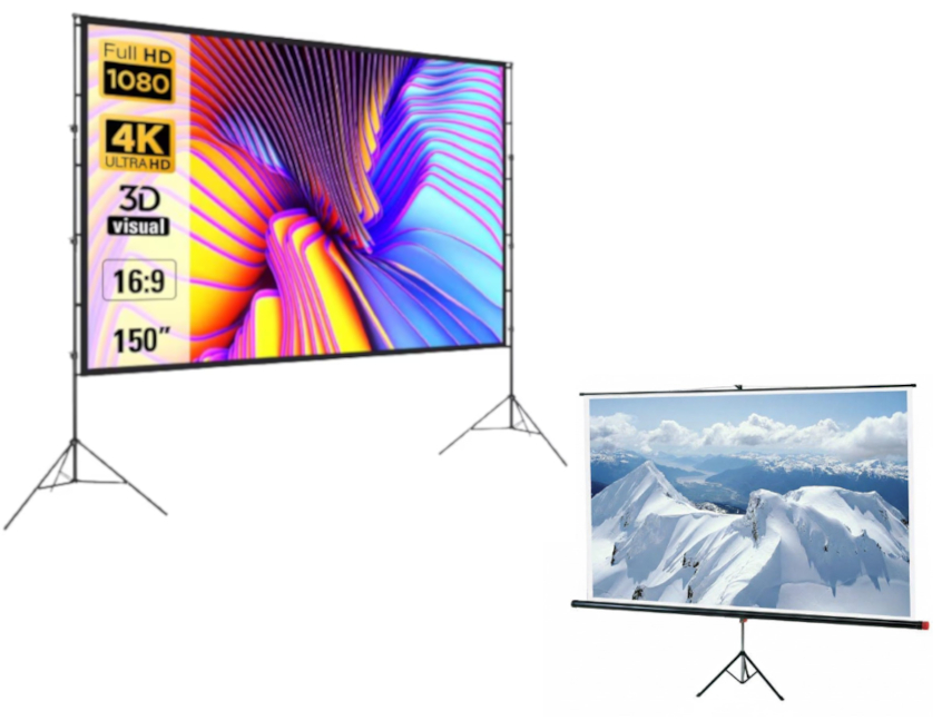 ecran proiectie pentru videoproiector